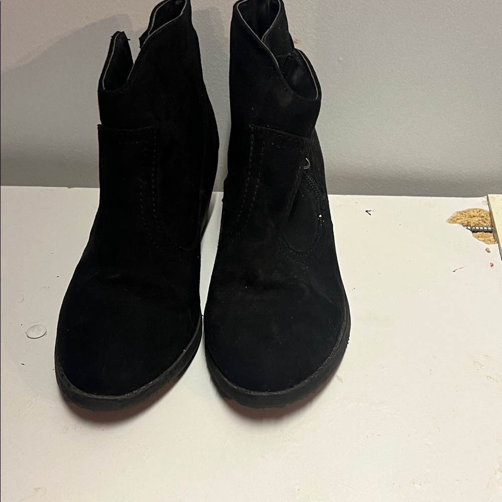 Wonder Nation Black Kids Dress Shoes